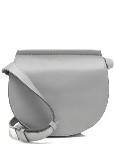 Givenchy Grey Calfskin Infinity Saddle Mini Bag (authentic Pre-loved)