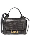 Givenchy Grey Calfskin Leather Mini Eden Top Handle (authentic Pre-loved)