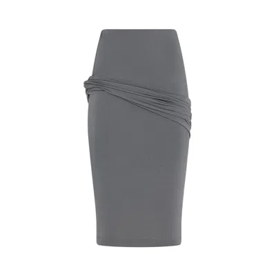 Givenchy Grey Crepe Skirt