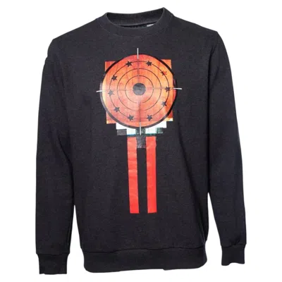 Pre-owned Givenchy , Grey Crewneck Sweater With Print In Gray