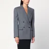 Givenchy Grey Double-breasted Wool Jacket In Gray