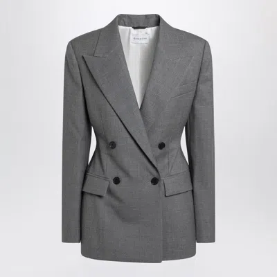 GIVENCHY GIVENCHY  GREY DOUBLE-BREASTED WOOL JACKET