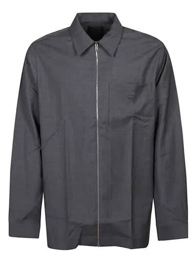 Givenchy Grey Gray Wool Shirt