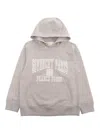 GIVENCHY GREY HOODED WITH LOGO