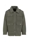 Givenchy Grey Jacket For Boy With Patch In Gray