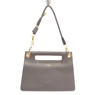 Pre-owned Givenchy Grey Leather Shoulder Bag ()