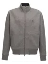 Givenchy Grey Metallic Logo Sweatshirt In Grey