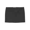 Givenchy Straight Wool Mini Skirt In Gray