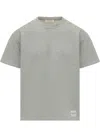Givenchy Logo Patch Crewneck T-shirt In Grey