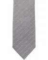 Givenchy Grey Stripe Wool Tie In Gray