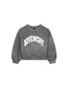 Givenchy Logo-print Cotton Sweatshirt In Grey