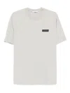 Givenchy Grey T-shirt With Subtle Logo Patch In Gray