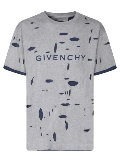 GIVENCHY GIVENCHY GREY T-SHIRTS