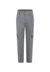 Givenchy Grey Trousers For Boy With Logo In Grey