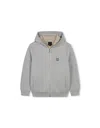 Givenchy Grey Zip-up Hoodie With 4g Motif In Grigio