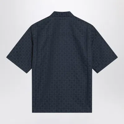Givenchy Stylish Short-sleeve Shirt For Men In Greyblue