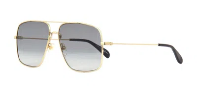 Pre-owned Givenchy Gucci Gg1440s Gold/grey (001) Sunglasses In Grey Shaded
