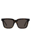 Givenchy Gv Day 53mm Rectangular Sunglasses In Brown