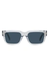 Givenchy Gv Day 53mm Square Sunglasses In Grey/green