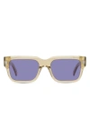 Givenchy Beige Gv Day Sunglasses In Shiny Light Brown/violet