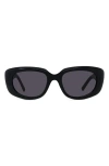 Givenchy Gv Day 54mm Geometric Sunglasses In Black