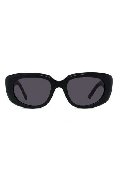 Givenchy Gv Day 54mm Geometric Sunglasses In Black