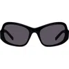 Givenchy Gv Day 54mm Geometric Sunglasses In Black