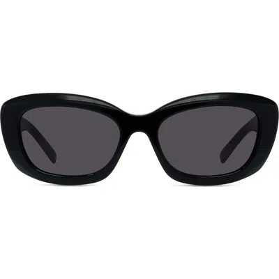 Givenchy Gv Day 54mm Geometric Sunglasses In Black
