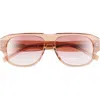 Givenchy Gv Day 54mm Geometric Sunglasses In Brown
