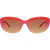 Givenchy Gv Day 54mm Geometric Sunglasses In Pink