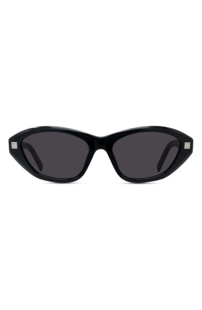 Givenchy Gv Day 55mm Cat Eye Sunglasses In Black