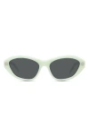 Givenchy Gv Day 55mm Cat Eye Sunglasses In Green
