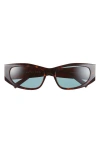 Givenchy Gv Day 56mm Geometric Sunglasses In Brown