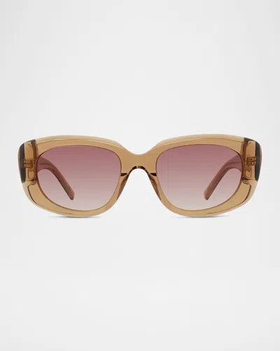 GIVENCHY GV DAY ACETATE RECTANGLE SUNGLASSES