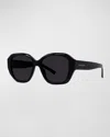 Givenchy Gv Day Acetate Square Sunglasses In Black