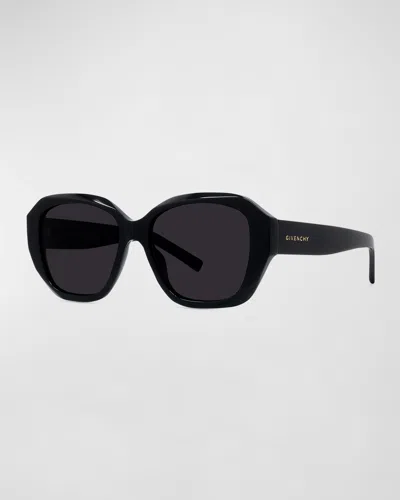 Givenchy Gv Day Acetate Square Sunglasses In Black