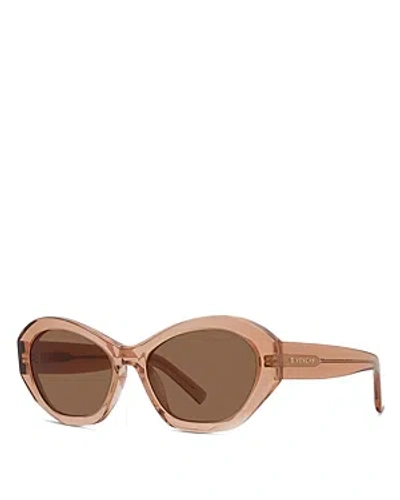 Givenchy Gv Day Cat Eye Sunglasses, 57mm In Brown