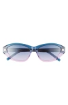 Givenchy Gv Day Cat Eye Sunglasses In Blue/ Other / Gradient Blue