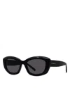 Givenchy Gv Day Geometric Sunglasses, 54mm In Black