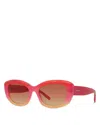 Givenchy Gv Day Geometric Sunglasses, 54mm In Pink