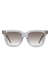 Givenchy Gv Day Gradient Square Sunglasses In Grey/ Gradient Brown