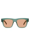 Givenchy Gv Day Lector 52mm Square Sunglasses In Green