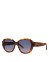 Givenchy Gv Day Round Sunglasses, 55mm In Brown