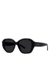 Givenchy Eyewear Square Frame Sunglasses In Black/gray Solid