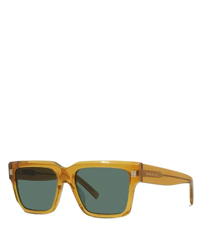 Givenchy Gv Day Square Sunglasses, 55mm In Yellow