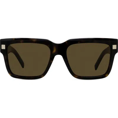 Givenchy Gv Day Square Sunglasses In Brown