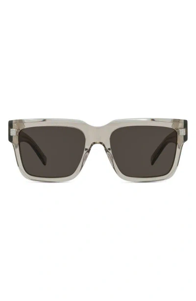 Givenchy Gv Day Square Sunglasses In Shiny Light Brown / Brown
