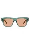 Givenchy Gv Day Lector 52mm Square Sunglasses In Green
