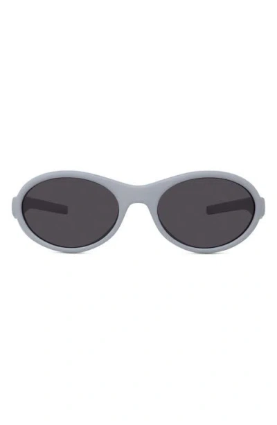 Givenchy Gv Ride 55mm Oval Sunglasses In Blue