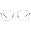 Givenchy Gv Speed 54mm Phantos Optical Glasses In Shiny Palladium